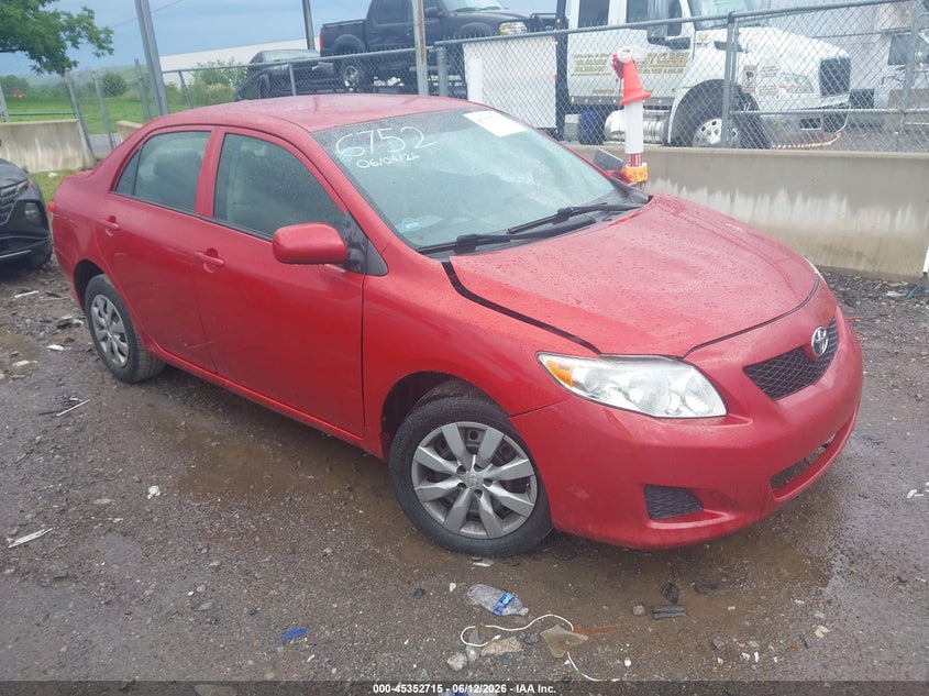 2010 Toyota Corolla VIN JTDBU4EE1AJ076752 IAAI salvage auction — LEFT SIDE, Clear (Tennessee), sold $750 on 2026-07-23 (photo 1)