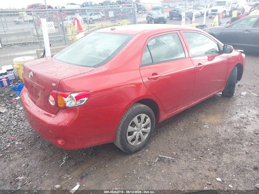 2010 Toyota Corolla VIN JTDBU4EE1AJ076752 IAAI salvage auction — LEFT SIDE, Clear (Tennessee), sold $750 on 2026-07-23 (photo 4)
