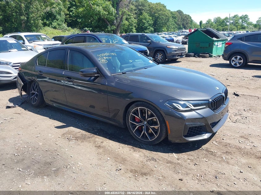 2021 BMW VIN WBA73BJ02MCF88455 IAAI salvage auction — RIGHT REAR, Salvage Title, sold $22,350 on 2026-08-11 (photo 1)