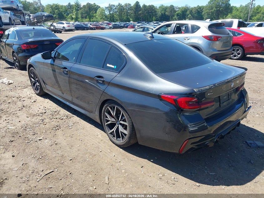 2021 BMW VIN WBA73BJ02MCF88455 IAAI salvage auction — RIGHT REAR, Salvage Title, sold $22,350 on 2026-08-11 (photo 3)
