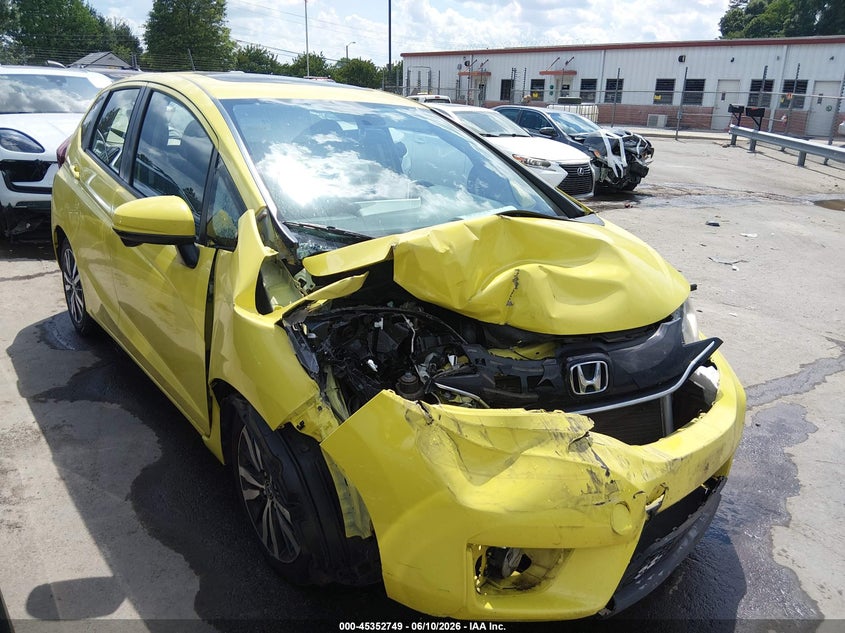 2016 Honda Fit VIN JHMGK5H7XGX020182 IAAI salvage auction — FRONT END, Clear (Virginia), sold $1,550 on 2026-07-06 (photo 1)