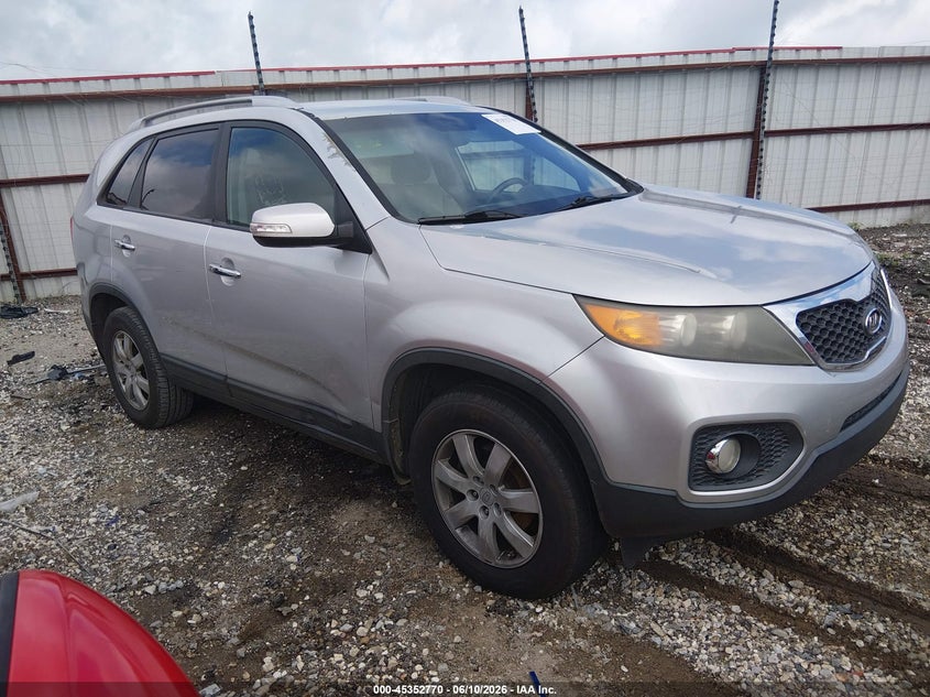 2011 Kia Sorento VIN 5XYKT3A13BG017199 IAAI salvage auction — NORMAL WEAR, Clear (Alabama), sold $775 on 2026-07-23 (photo 1)