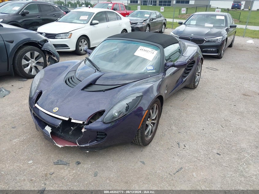 2006 Lotus Elise VIN SCCPC11106HL30569 IAAI salvage auction — FRONT END, Salvage (Texas), sold $15,800 on 2026-08-04 (photo 2)