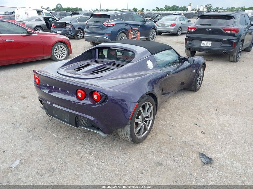 2006 Lotus Elise VIN SCCPC11106HL30569 IAAI salvage auction — FRONT END, Salvage (Texas), sold $15,800 on 2026-08-04 (photo 4)