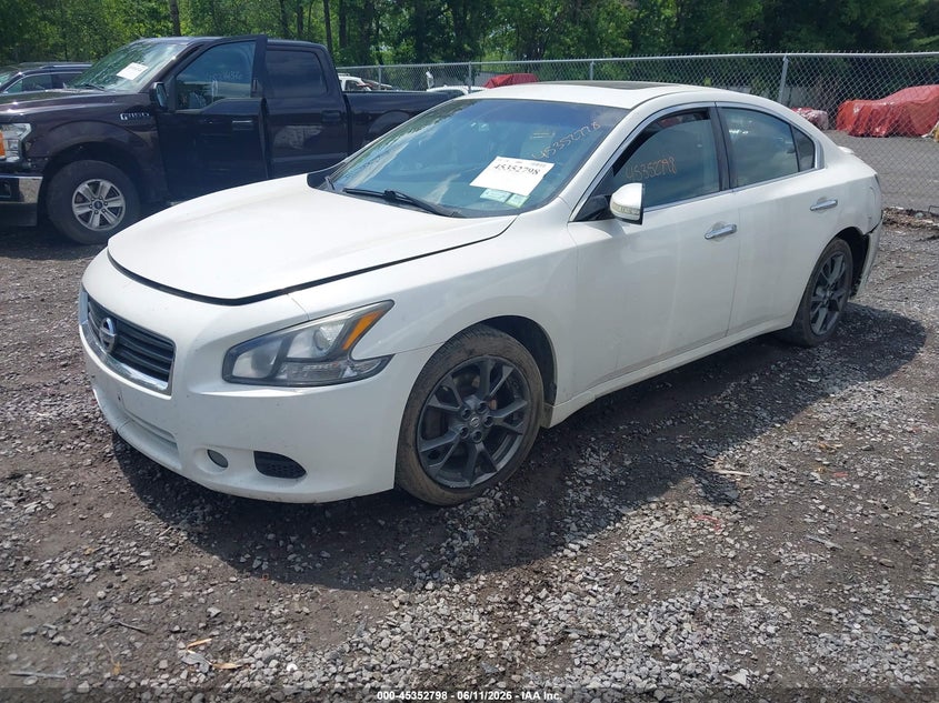 2012 Nissan Maxima VIN 1N4AA5AP8CC866564 IAAI salvage auction — REAR END, Salvage Title, sold $350 on 2026-07-10 (photo 2)