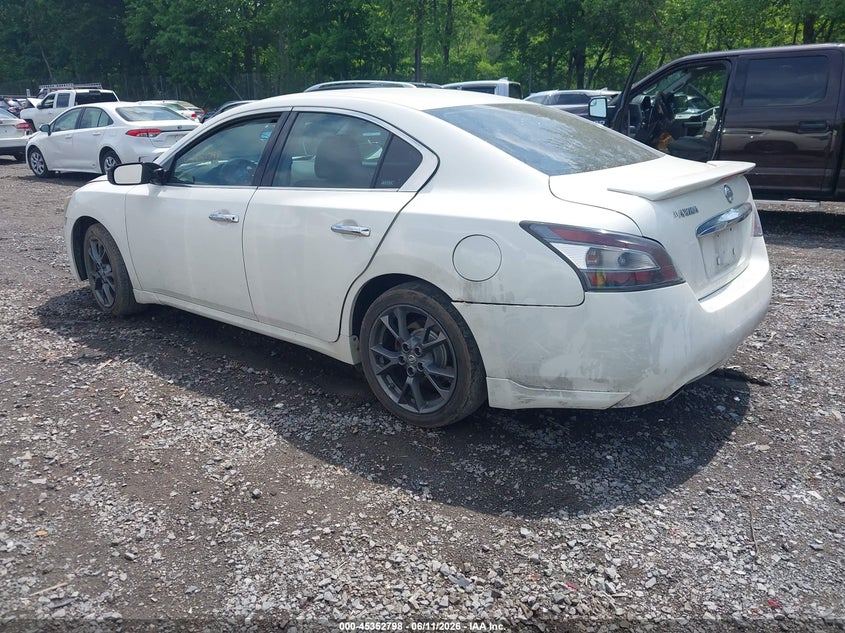 2012 Nissan Maxima VIN 1N4AA5AP8CC866564 IAAI salvage auction — REAR END, Salvage Title, sold $350 on 2026-07-10 (photo 3)