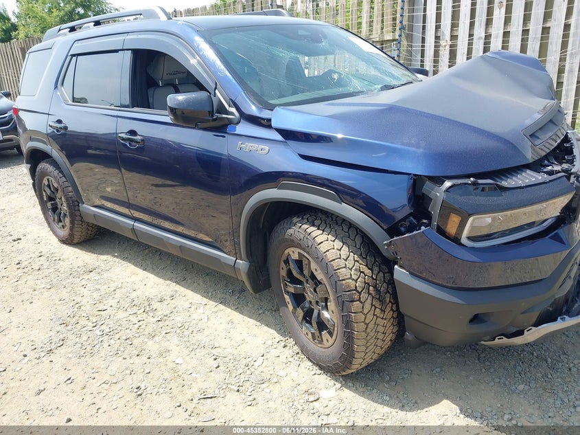 2026 Honda Passport VIN 5FNYF9H81TB040707 IAAI salvage auction — FRONT END, Clear (Virginia), sold $14,950 on 2026-07-20 (photo 1)