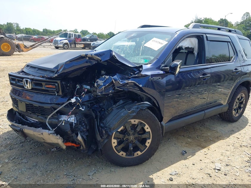 2026 Honda Passport VIN 5FNYF9H81TB040707 IAAI salvage auction — FRONT END, Clear (Virginia), sold $14,950 on 2026-07-20 (photo 2)