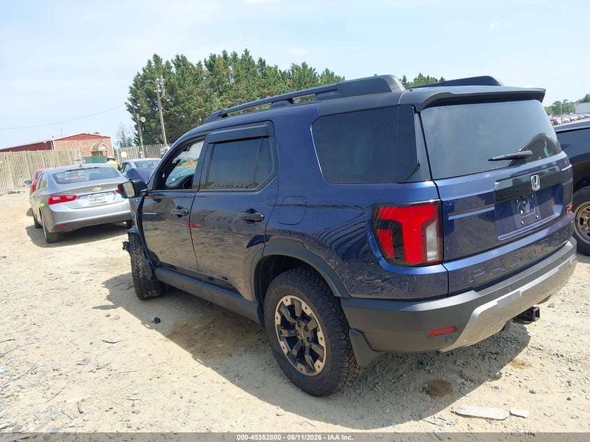 2026 Honda Passport VIN 5FNYF9H81TB040707 IAAI salvage auction — FRONT END, Clear (Virginia), sold $14,950 on 2026-07-20 (photo 3)
