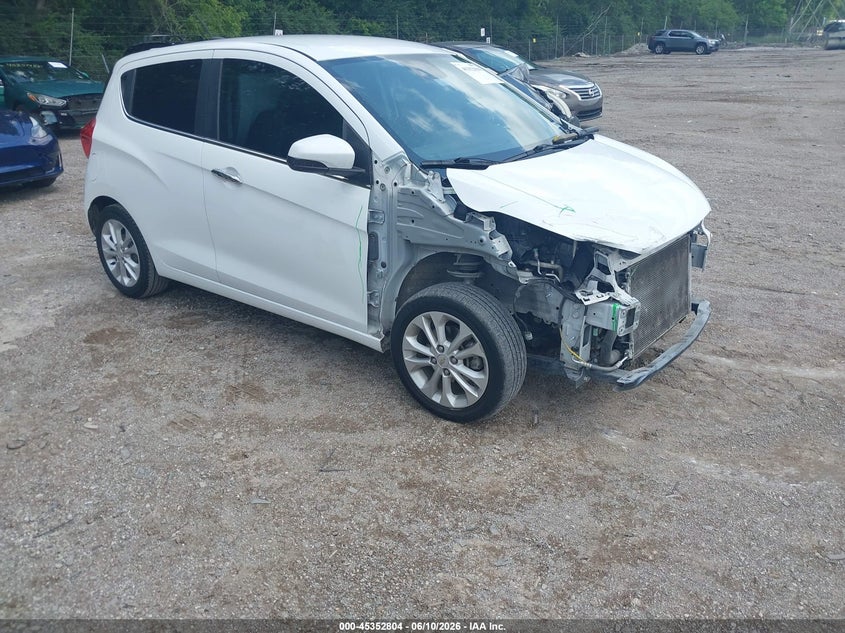 2020 Chevrolet Spark VIN KL8CF6SA0LC468309 IAAI salvage auction — FRONT END, Salvage Title, sold $1,300 on 2026-07-29 (photo 1)