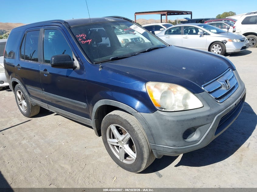 2006 Honda Cr-v VIN JHLRD78556C043263 IAAI salvage auction — NORMAL WEAR, Clear - Dealer Only (California), sold $1,200 on 2026-07-09 (photo 1)