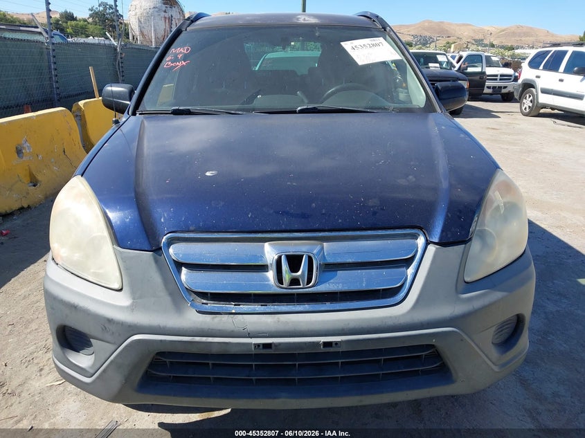 2006 Honda Cr-v VIN JHLRD78556C043263 IAAI salvage auction — NORMAL WEAR, Clear - Dealer Only (California), sold $1,200 on 2026-07-09 (photo 6)