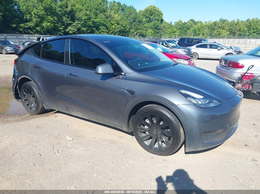2023 Tesla Model y VIN 7SAYGDEE6PA050584 IAAI salvage auction — REAR END, Salvage Title, sold $10,000 on 2026-07-26 (photo 1)