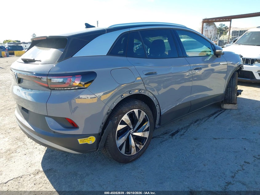 2021 Volkswagen Id.4 VIN WVGUNPE26MP058130 IAAI salvage auction — FRONT END, Salvage Title, sold $9,300 on 2026-07-17 (photo 4)