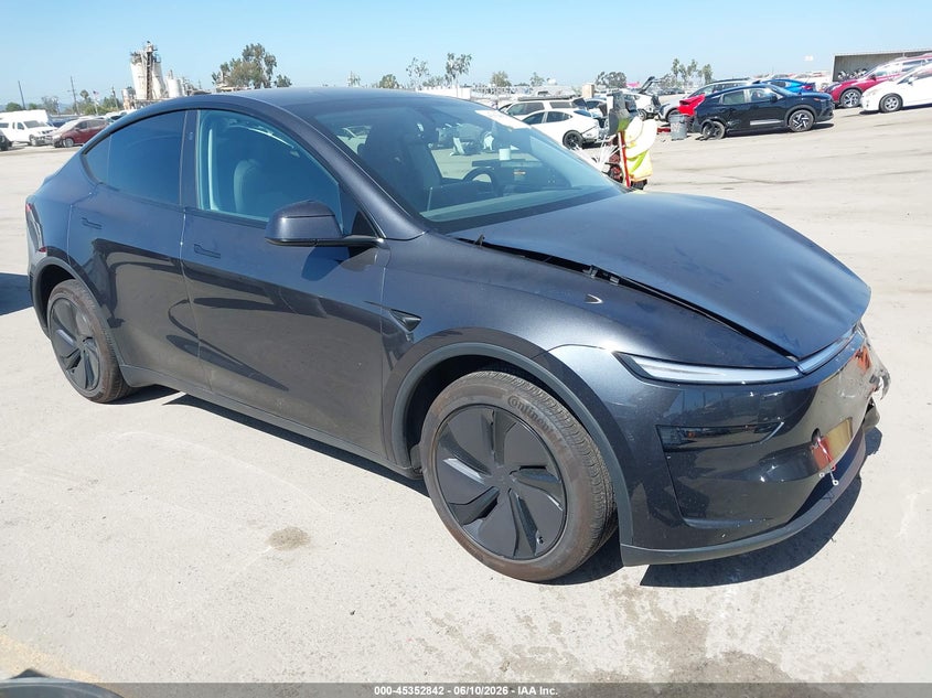 2026 Tesla Model y VIN 7SAYGDEDXTF439331 IAAI salvage auction — FRONT END, Wait Title, sold $18,000 on 2026-07-31 (photo 1)