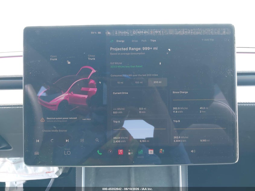 2026 Tesla Model y VIN 7SAYGDEDXTF439331 IAAI salvage auction — FRONT END, Wait Title, sold $18,000 on 2026-07-31 (photo 7)
