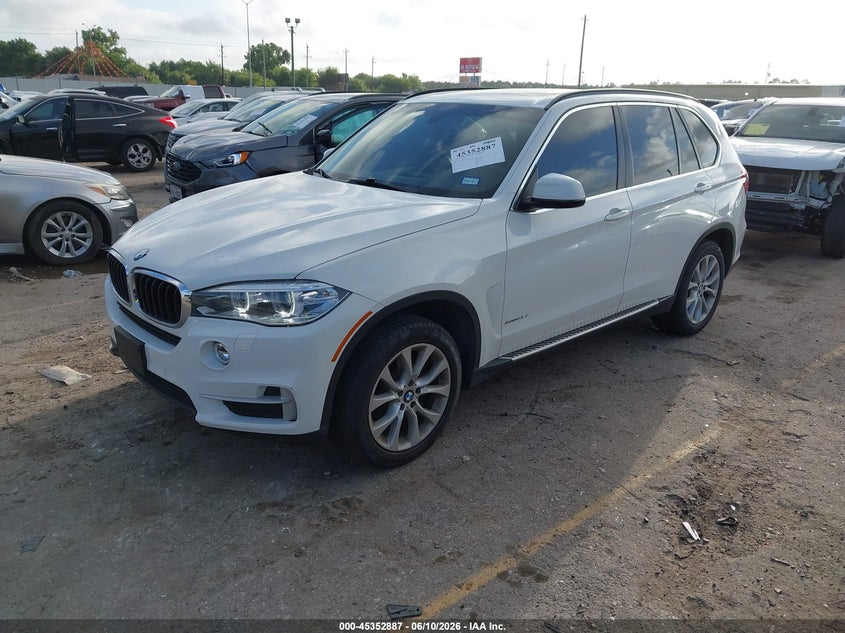 2016 BMW X5 VIN 5UXKR0C54G0U10864 IAAI salvage auction — REAR END, Original (Texas), sold $6,475 on 2026-07-22 (photo 2)