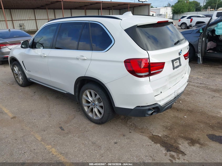 2016 BMW X5 VIN 5UXKR0C54G0U10864 IAAI salvage auction — REAR END, Original (Texas), sold $6,475 on 2026-07-22 (photo 3)
