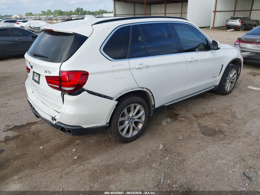 2016 BMW X5 VIN 5UXKR0C54G0U10864 IAAI salvage auction — REAR END, Original (Texas), sold $6,475 on 2026-07-22 (photo 4)