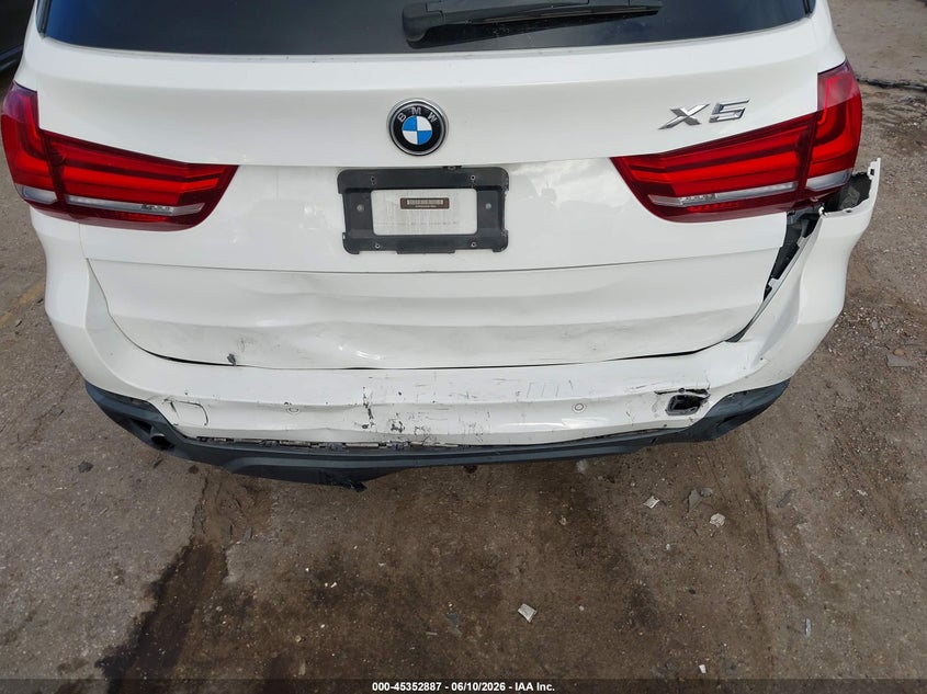 2016 BMW X5 VIN 5UXKR0C54G0U10864 IAAI salvage auction — REAR END, Original (Texas), sold $6,475 on 2026-07-22 (photo 6)