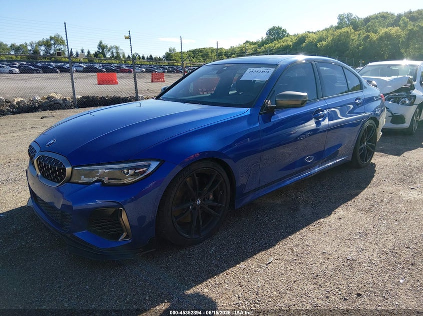 2020 BMW 3er VIN WBA5U9C00LFH34553 IAAI salvage auction — REAR END, Salvage (Illinois), sold $17,200 on 2026-07-16 (photo 2)