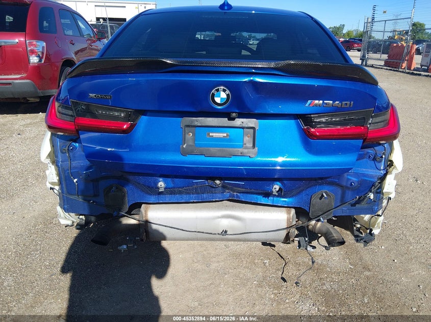 2020 BMW 3er VIN WBA5U9C00LFH34553 IAAI salvage auction — REAR END, Salvage (Illinois), sold $17,200 on 2026-07-16 (photo 6)