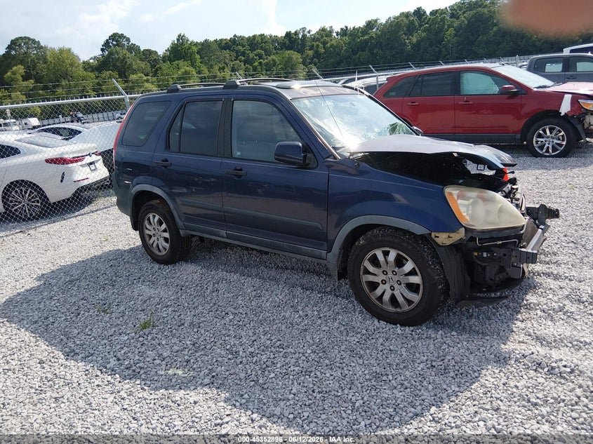 2006 Honda Cr-v VIN JHLRD68846C020609 IAAI salvage auction — BIO HAZARD, Salvage (Alabama), sold $225 on 2026-07-09 (photo 1)