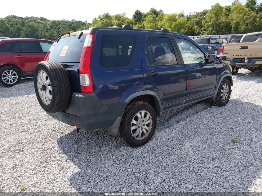 2006 Honda Cr-v VIN JHLRD68846C020609 IAAI salvage auction — BIO HAZARD, Salvage (Alabama), sold $225 on 2026-07-09 (photo 4)