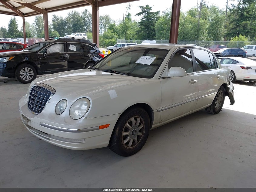 2005 Kia Amanti VIN KNALD124355062295 IAAI salvage auction — REAR END, Bill Of Sale (Washington), sold $225 on 2026-07-15 (photo 2)