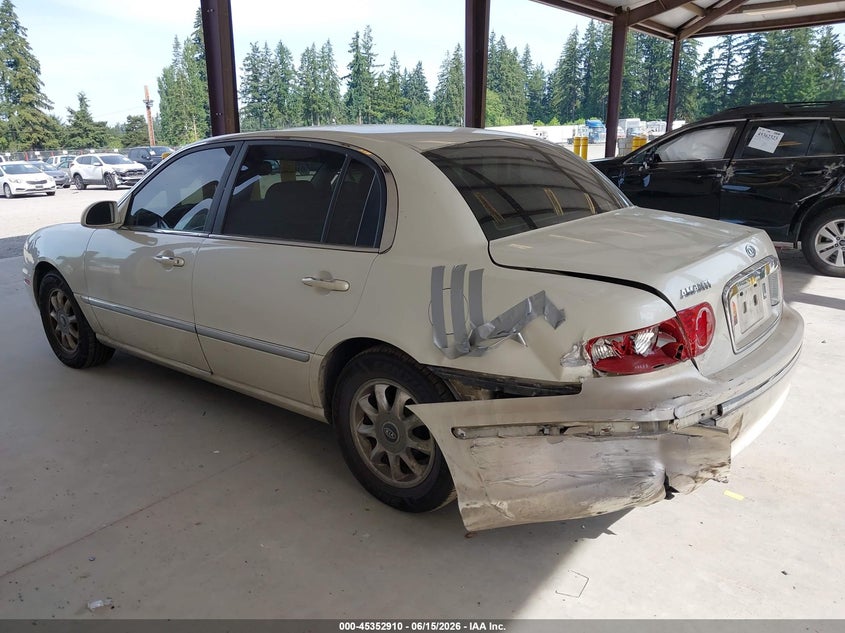2005 Kia Amanti VIN KNALD124355062295 IAAI salvage auction — REAR END, Bill Of Sale (Washington), sold $225 on 2026-07-15 (photo 3)