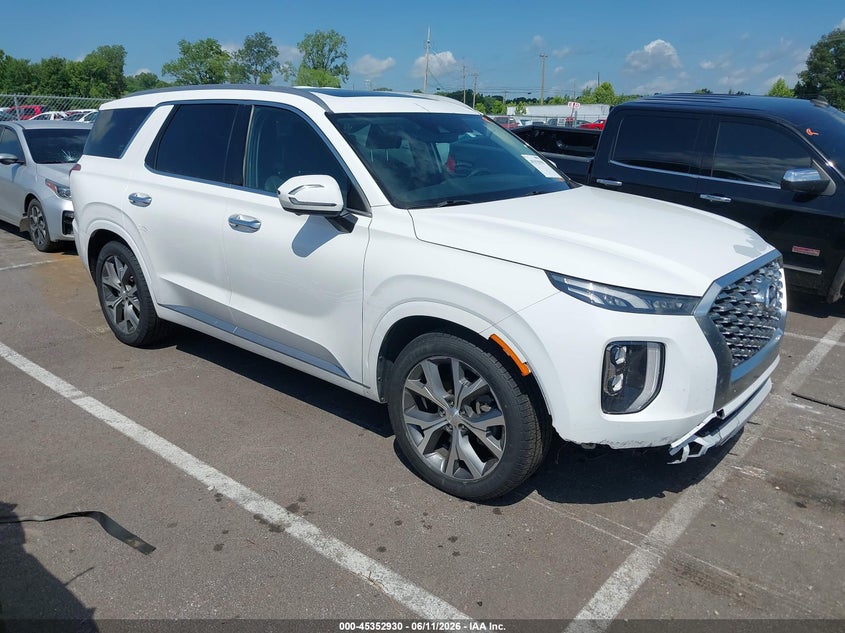 2022 Hyundai Palisade VIN KM8R54HE0NU398208 IAAI salvage auction — FRONT END, Salvage (Tennessee), sold $6,600 on 2026-07-28 (photo 1)