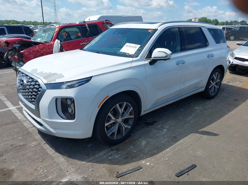 2022 Hyundai Palisade VIN KM8R54HE0NU398208 IAAI salvage auction — FRONT END, Salvage (Tennessee), sold $6,600 on 2026-07-28 (photo 2)