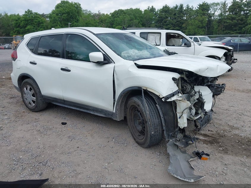 2018 Nissan Rogue VIN KNMAT2MT4JP568241 IAAI salvage auction — FRONT END, Certificate Of Destruction (Florida), sold $300 on 2026-07-28 (photo 1)