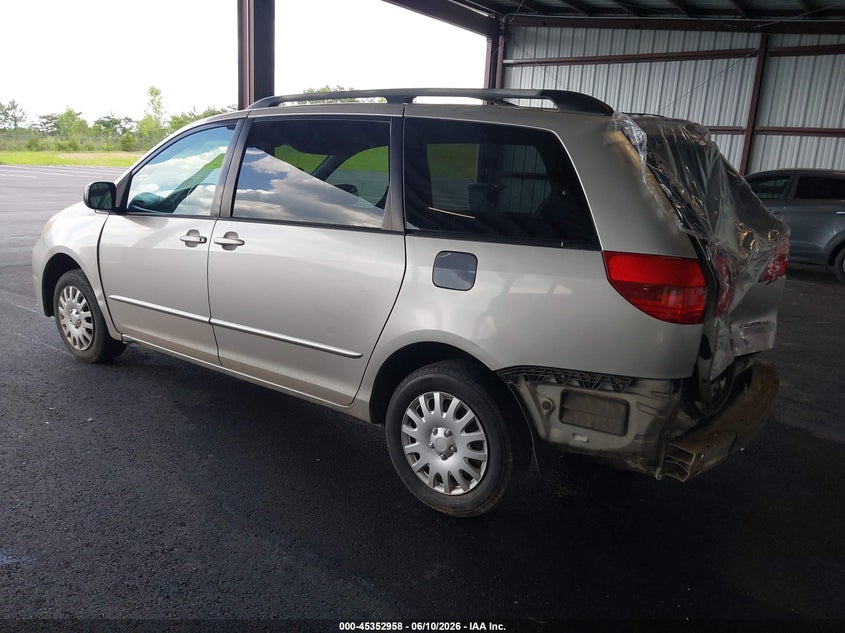 2004 Toyota Sienna VIN 5TDZA23CX4S077709 IAAI salvage auction — FRONT & REAR, Salvage (Georgia), sold $425 on 2026-07-14 (photo 3)