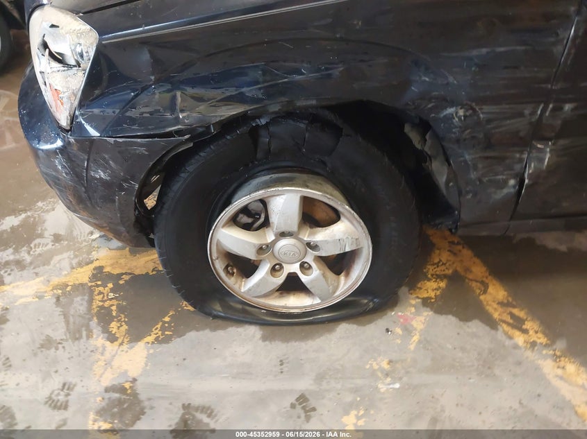 2008 Kia Sorento VIN KNDJD735785857245 IAAI salvage auction — LEFT FRONT, Salvage (Texas), sold $425 on 2026-07-15 (photo 6)