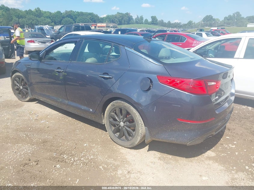 2015 Kia Optima VIN 5XXGN4A72FG486059 IAAI salvage auction — NORMAL WEAR, Clear (Tennessee), sold $725 on 2026-07-15 (photo 3)