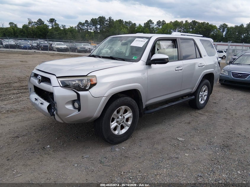 2015 Toyota 4runner VIN JTEBU5JR8F5229816 IAAI salvage auction — FRONT END, Salvage (Virginia), sold $7,550 on 2026-07-10 (photo 2)