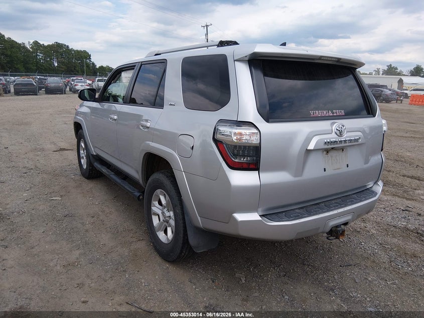 2015 Toyota 4runner VIN JTEBU5JR8F5229816 IAAI salvage auction — FRONT END, Salvage (Virginia), sold $7,550 on 2026-07-10 (photo 3)