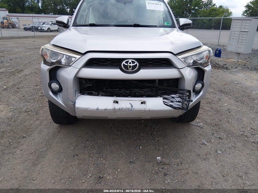 2015 Toyota 4runner VIN JTEBU5JR8F5229816 IAAI salvage auction — FRONT END, Salvage (Virginia), sold $7,550 on 2026-07-10 (photo 6)