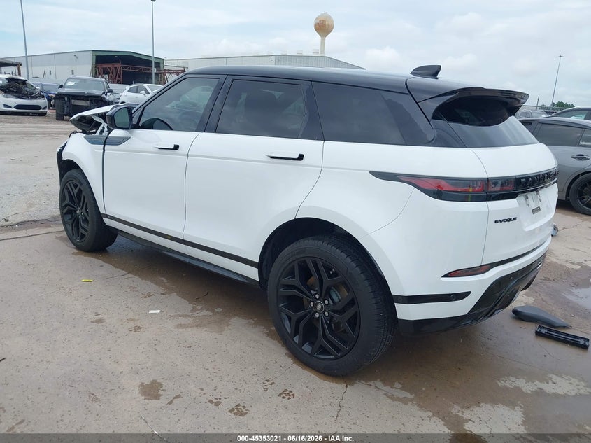 2021 Land rover Range rover evoque VIN SALZL2FX0MH123456 IAAI salvage auction — FRONT END, Original (Texas), sold $10,300 on 2026-08-17 (photo 3)