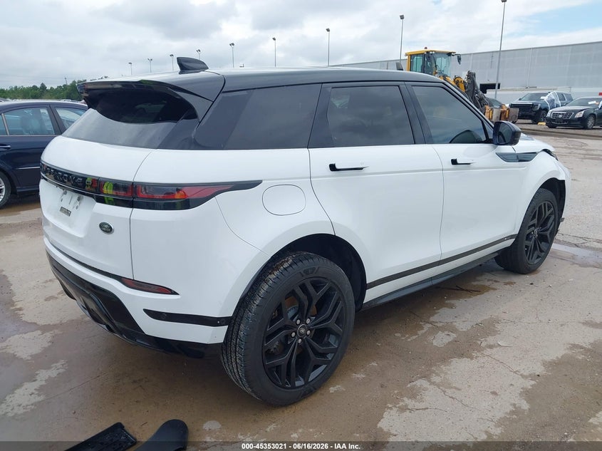 2021 Land rover Range rover evoque VIN SALZL2FX0MH123456 IAAI salvage auction — FRONT END, Original (Texas), sold $10,300 on 2026-08-17 (photo 4)