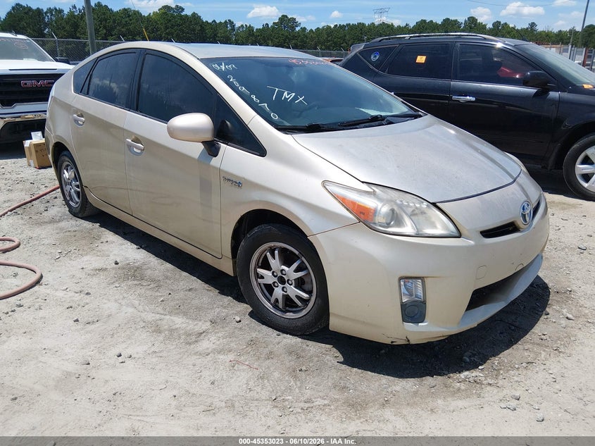 2010 Toyota Prius VIN JTDKN3DU8A0209870 IAAI salvage auction — FRONT END, Repossession Paperwork (Georgia), sold $950 on 2026-07-17 (photo 1)