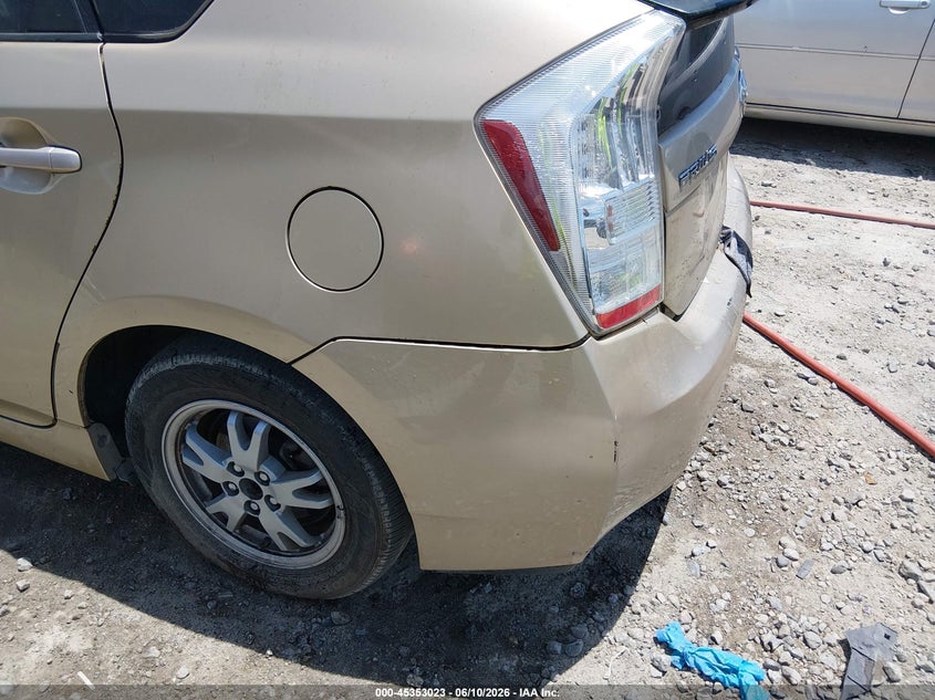 2010 Toyota Prius VIN JTDKN3DU8A0209870 IAAI salvage auction — FRONT END, Repossession Paperwork (Georgia), sold $950 on 2026-07-17 (photo 6)