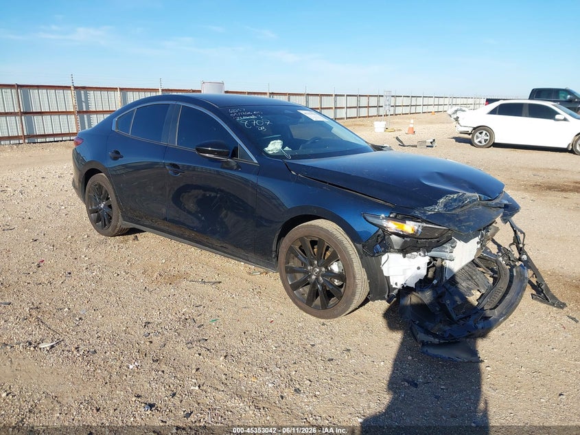 2026 Mazda 3 VIN JM1BPABL9T1870068 IAAI salvage auction — FRONT END, Salvage Title, sold $3,900 on 2026-08-27 (photo 1)