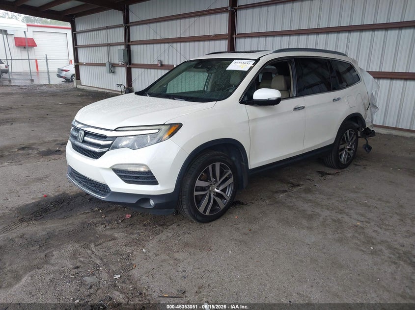 2017 Honda Pilot VIN 5FNYF5H94HB001988 IAAI salvage auction — REAR END, Salvage Title, sold $25 on 2026-07-23 (photo 2)
