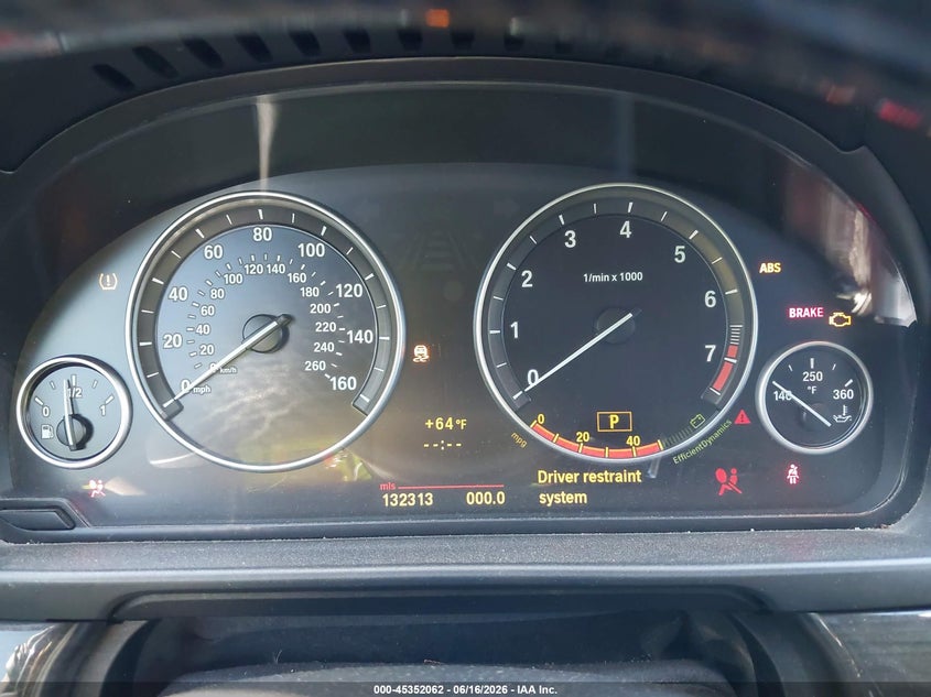2011 BMW 5 series VIN WBAFR9C51BC270249 IAAI salvage auction — FRONT & REAR, Mv-907A (New York), sold $1,525 on 2026-07-07 (photo 7)