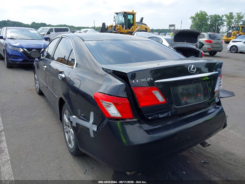 2008 Lexus Es 350 VIN JTHBJ46G982245072 IAAI salvage auction — REAR END, Salvage (New Jersey), sold $50 on 2026-07-31 (photo 3)