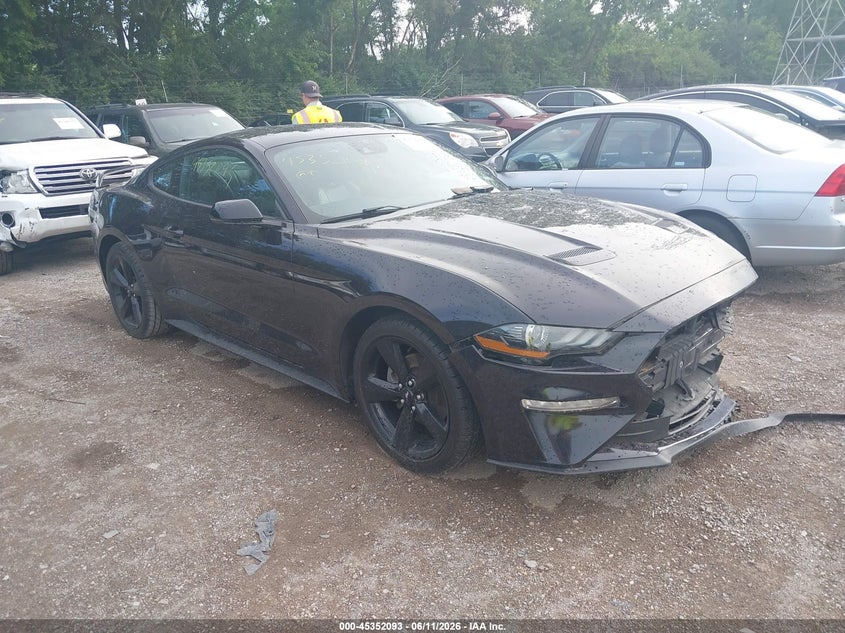2023 Ford Mustang VIN 1FA6P8TH1P5113626 IAAI salvage auction — FRONT END, Salvage (Indiana), sold $7,100 on 2026-07-10 (photo 1)