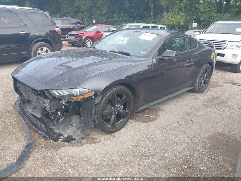 2023 Ford Mustang VIN 1FA6P8TH1P5113626 IAAI salvage auction — FRONT END, Salvage (Indiana), sold $7,100 on 2026-07-10 (photo 2)