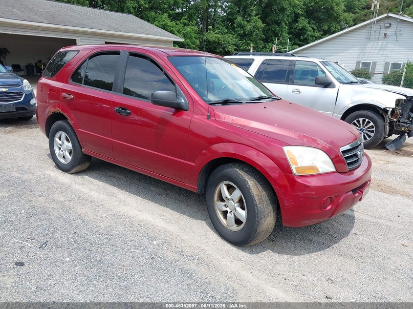 2008 Kia Sorento VIN KNDJD735685837858 IAAI salvage auction — LEFT SIDE, Salvage (Ohio), sold $225 on 2026-07-06 (photo 1)